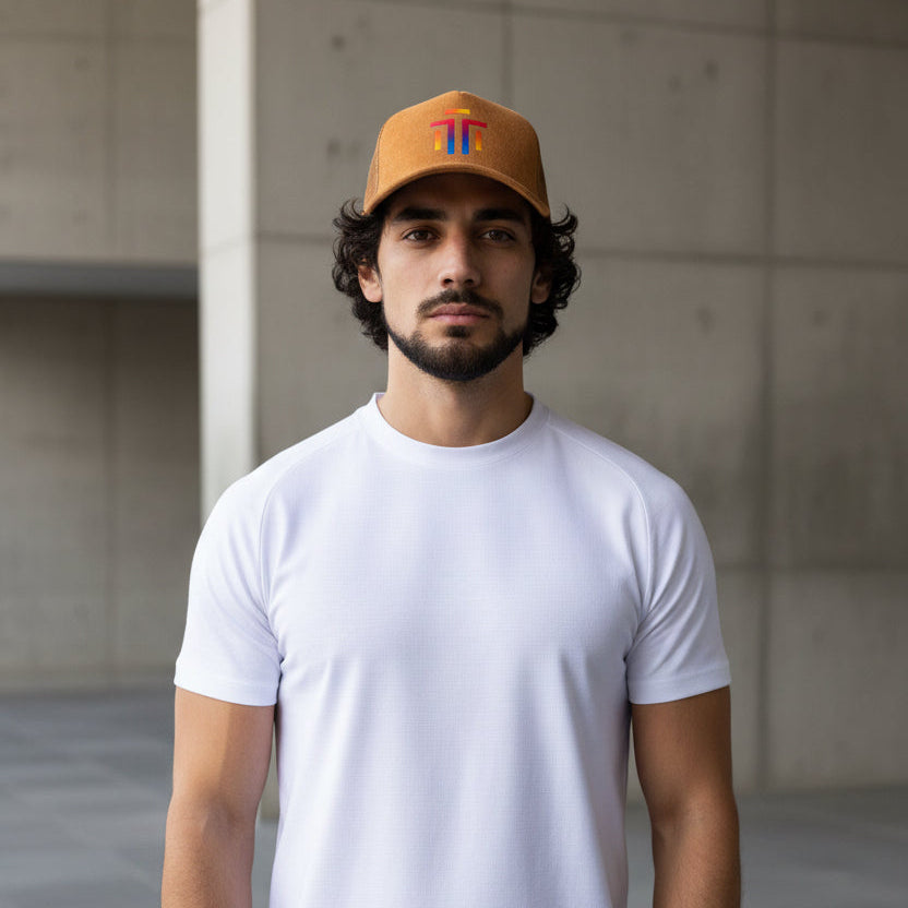 Temple Suede Mesh Snapback